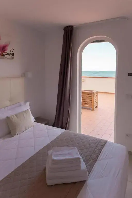 Standard Terrace Double room with sea view (full double bed)