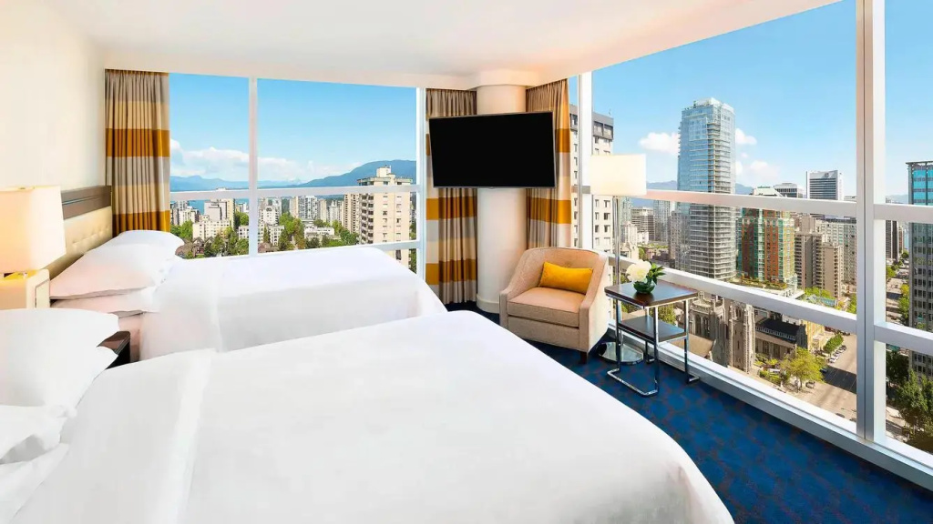 Sheraton Vancouver Wall Centre - Chambres