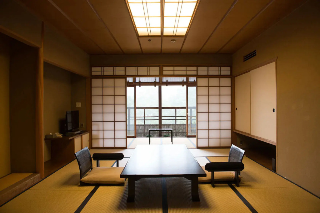 Panoramic Wooden Bath Yamabuki / Suzuran Kadan Suite