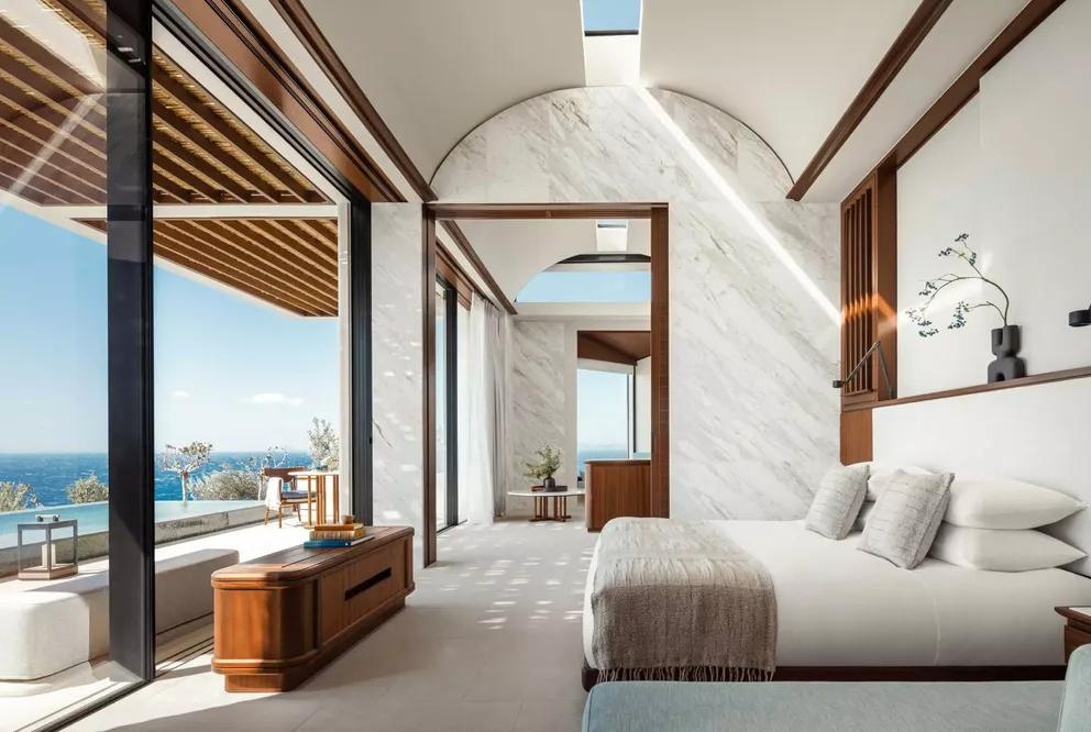 Double Cliff Villa with sea view (full double bed)