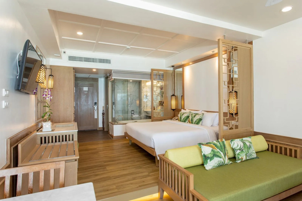 Двухместный полулюкс oceanfront двуспальная кровать в Katathani Phuket Beach Resort
