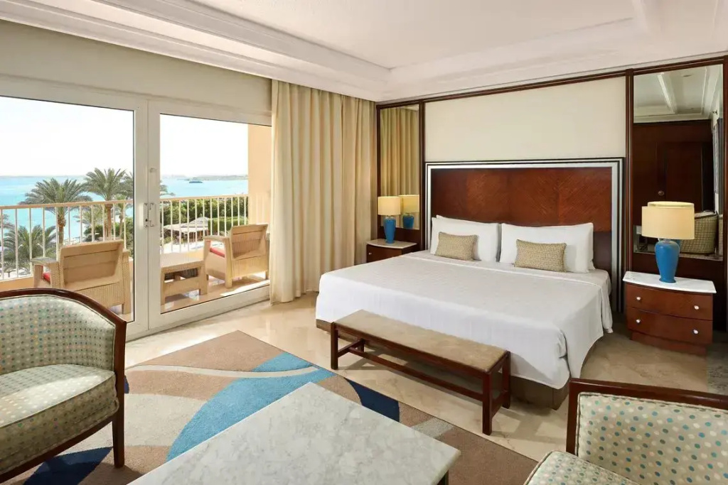 1 Bedroom Neptune Double Suite with balcony and with sea view (full double bed)