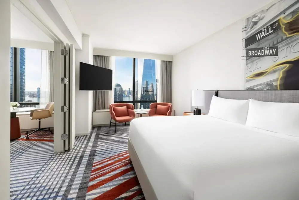 1 Bedroom Double Suite with Hudson River View (full double bed)