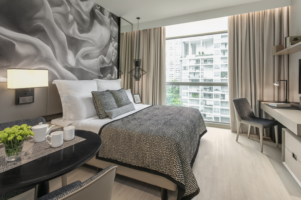 Ascott Orchard Singapore Room Type - Executive Double Studio Suite (full double bed)