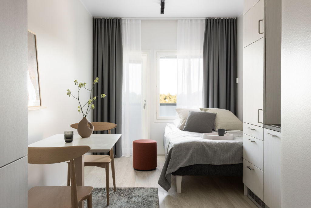 Compact Double Studio (full double bed)