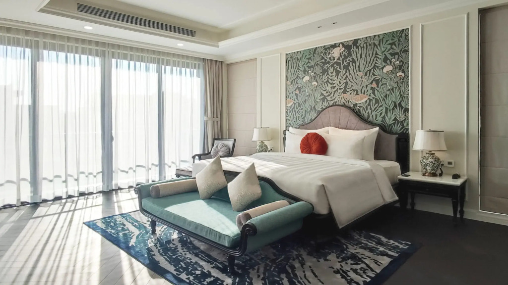 Вилла с 3 комнатами с видом на сад в Отель Wyndham Grand Phu Quoc