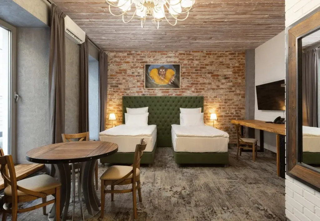 Busel Hotel Room Type - Deluxe Double room twin beds