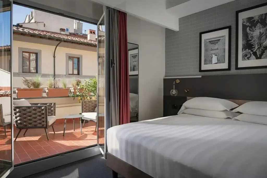 Terrace Double room (full double bed)