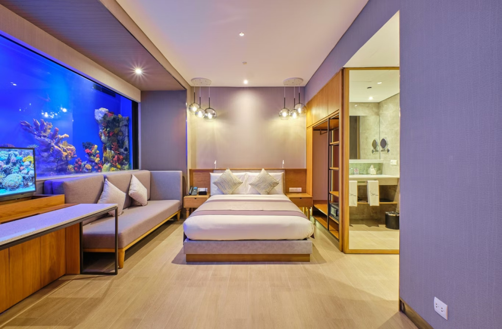Family Aqua Double room (full double bed)