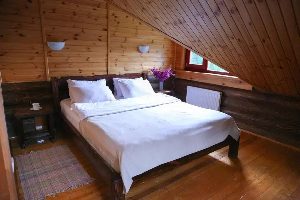 Двухместные апартаменты двуспальная кровать в Горки