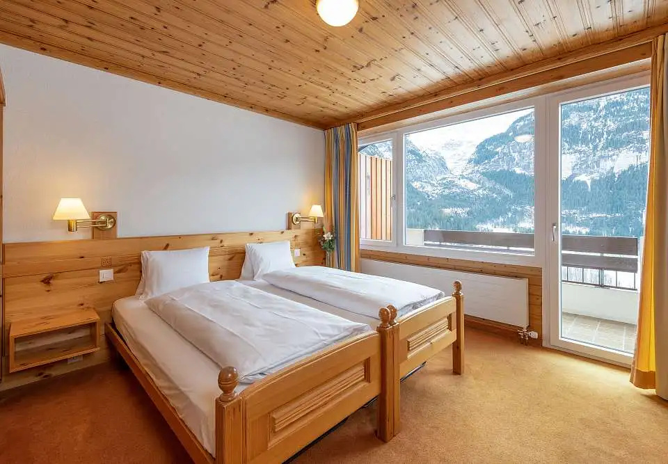 (1)Eiger Twin Suite (twin beds) (bed type is subject to availability) at Sunstar Hotel Grindelwald in Grindelwald
