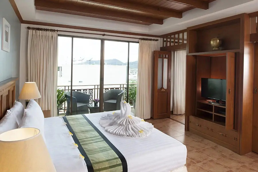 Двухместный люкс двуспальная кровать в Sun Hill Hotel Patong