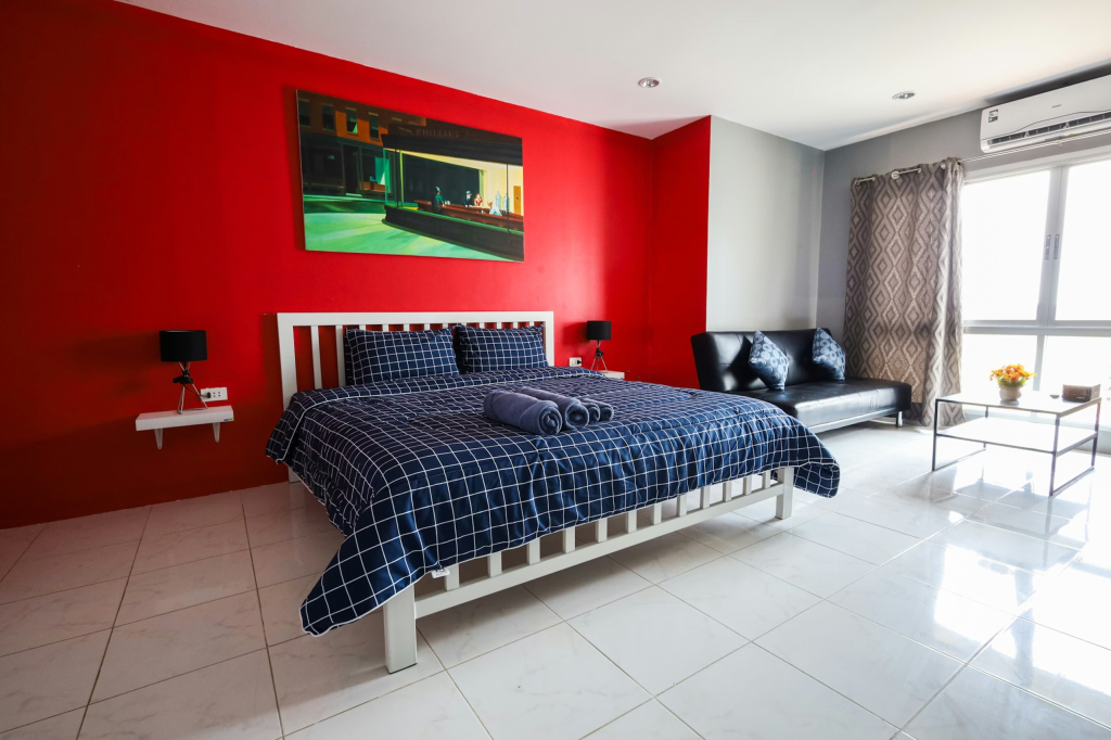 Двухместный номер Deluxe двуспальная кровать в Karon Studio Apartment