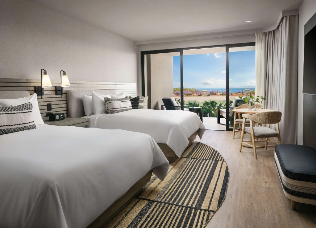 Accessible Double room with balcony (twin beds)