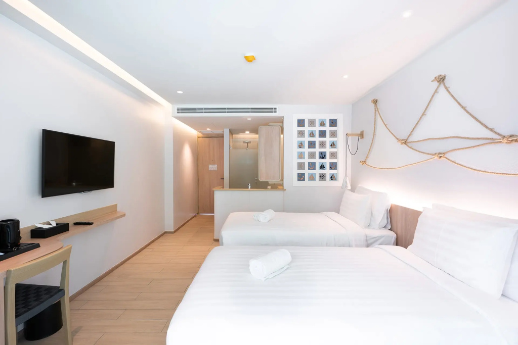 Двухместный номер Deluxe Pool Access (двуспальная кровать) в Panwaburi Beachfront Resort