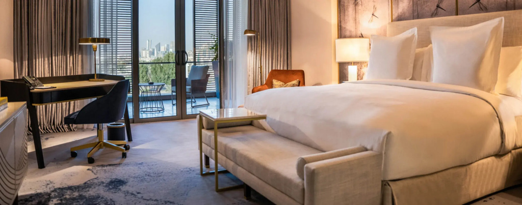 Boulevard Double room with balcony and with view (full double bed)