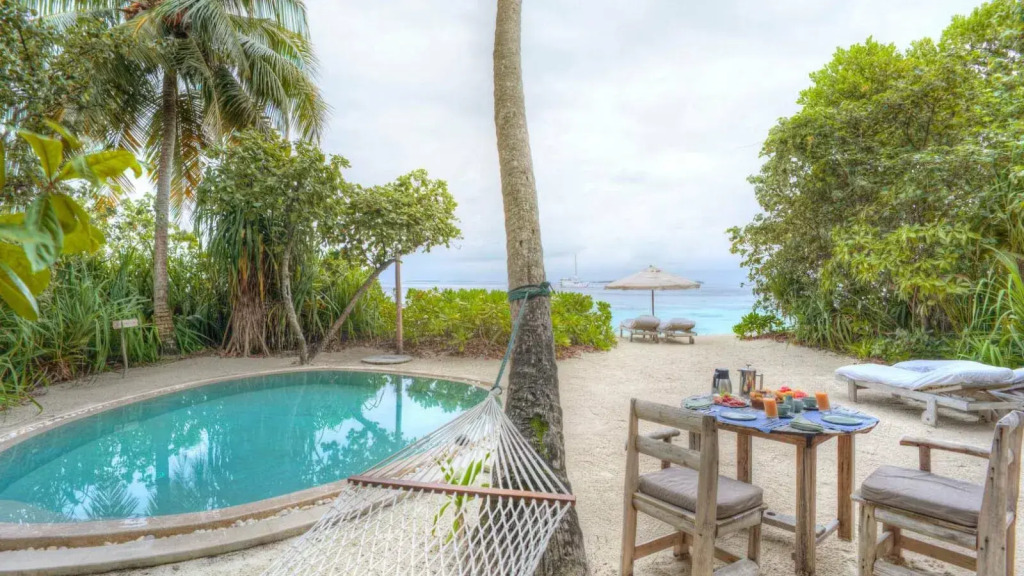 With Pool Crusoe с 2 комнатами в Soneva Fushi