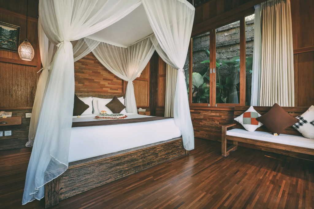 1 Bedroom Wooden Double Villa (full double bed)