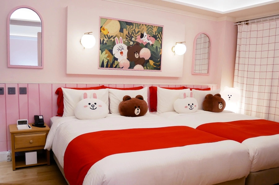 Line Friends 康尼四件組