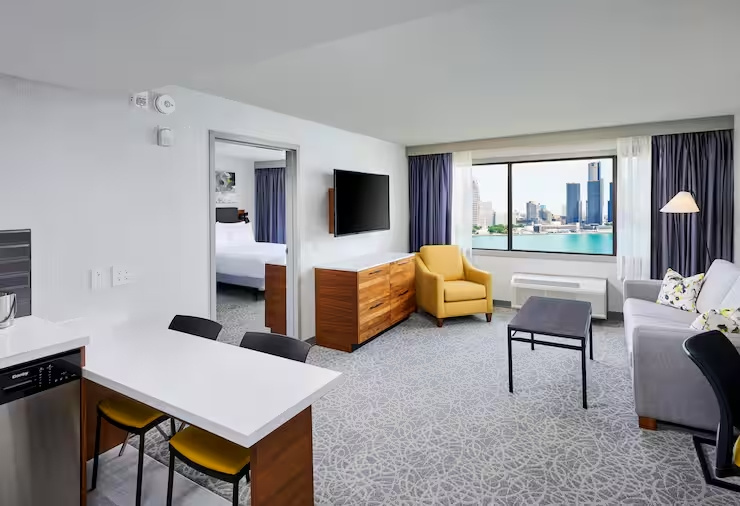 Two-room Mobility Hearing Accessible room with water view
