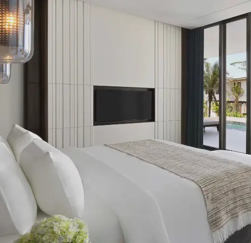 Вилла с бассейном Lush с 2 комнатами в Villa Le Corail, A Gran Melia Hotel