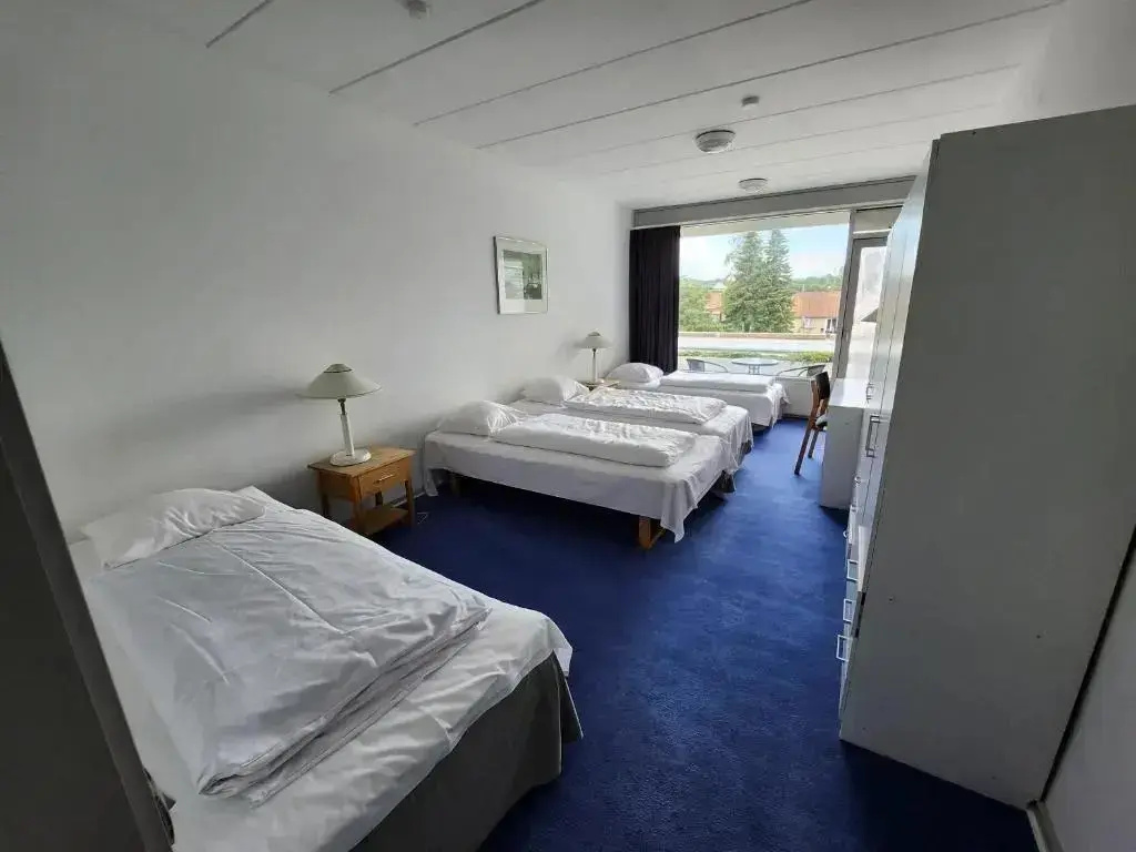 Quadruple room with balcony and with garden view
