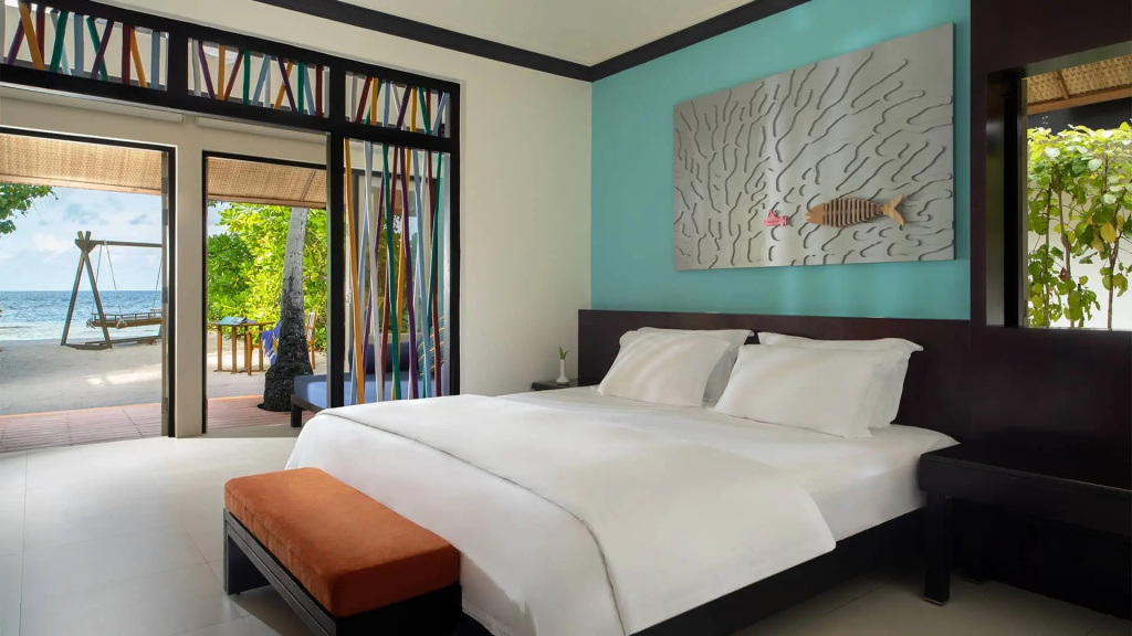Jet Pool Double Beachfront Villa (full double bed)