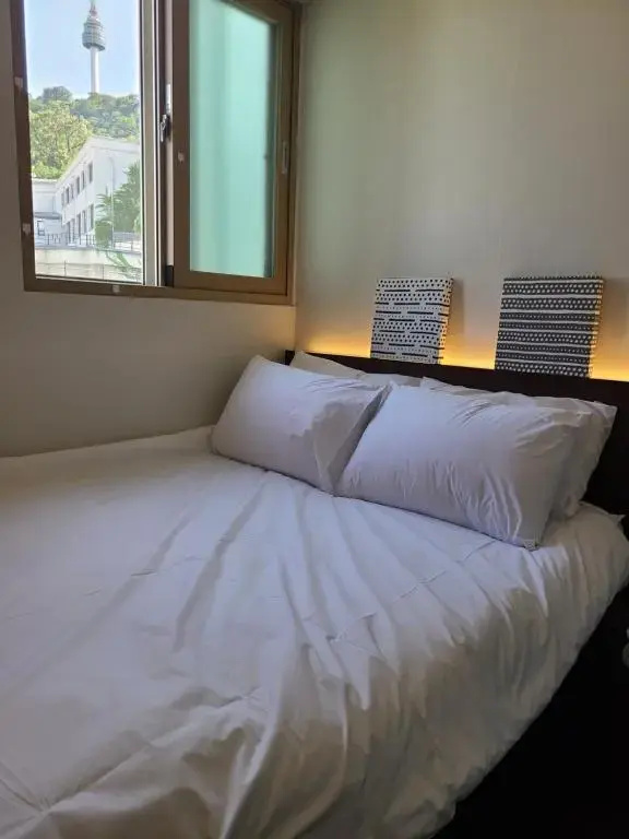 Double room with mountain view (full double bed)