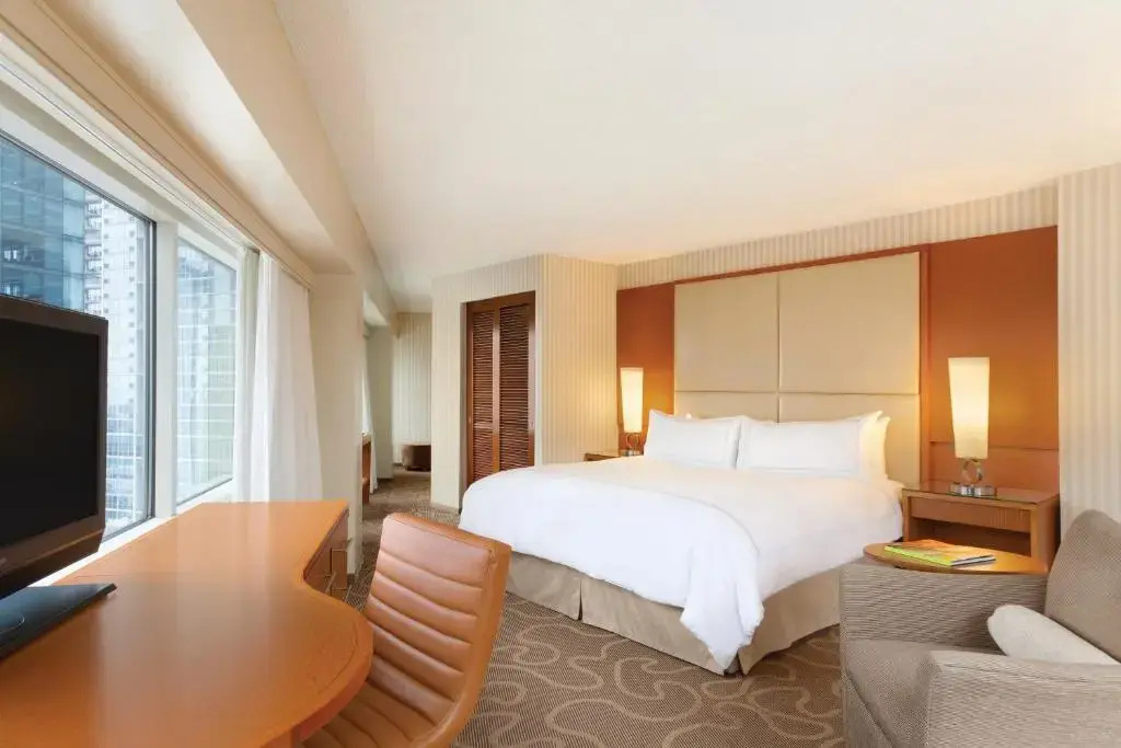 Pinnacle Double room with city view (full double bed)