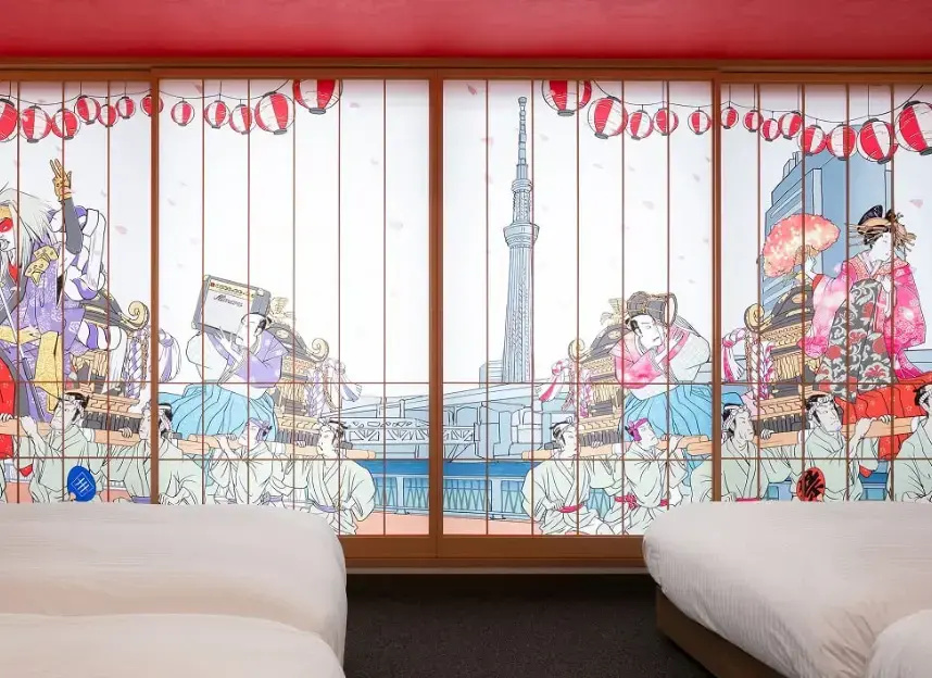 Ukiyo-e Quadruple room