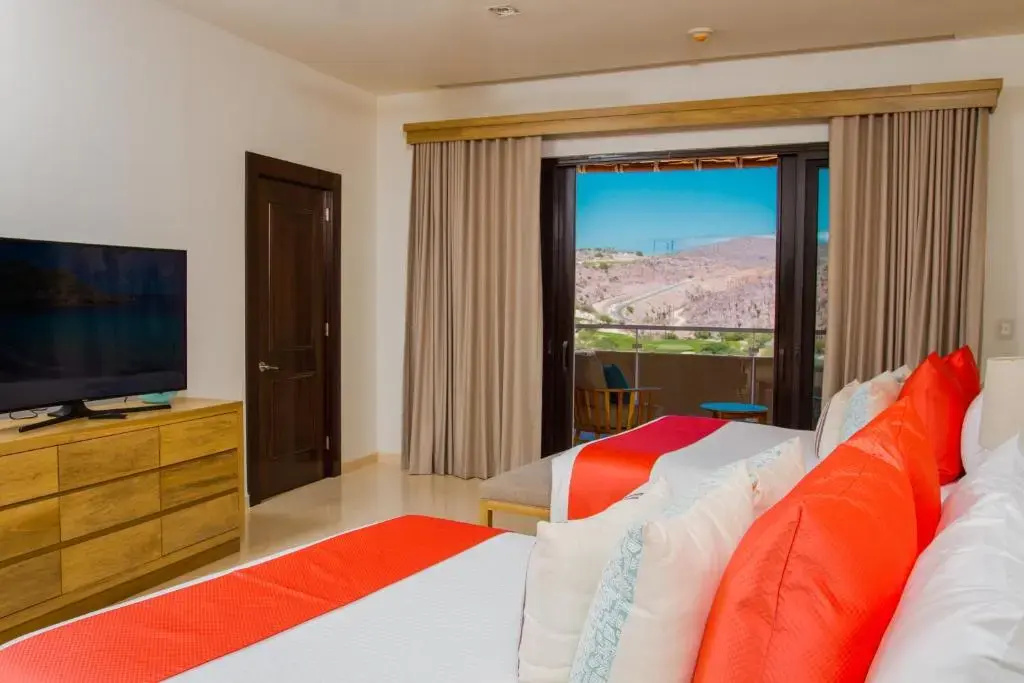 Double room with golf view (twin beds)