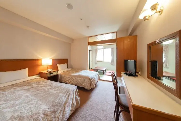 TW Type with Tatami Area Annex Double room (twin beds)