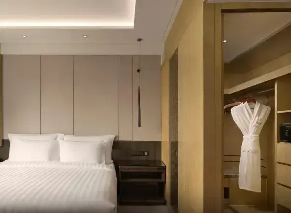 Двухместный люкс Salon двуспальная кровать в Kempinski Hotel Beijing Yansha Center