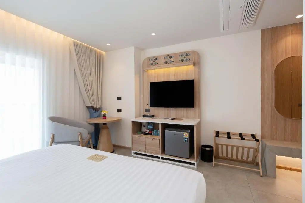 Двухместный номер Deluxe с видом на море 2 отдельные кровати в Jomtien Thani Hotel