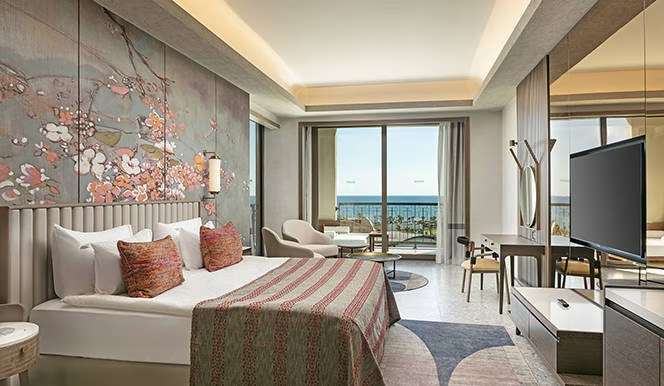 Двухместный номер семейный Grand двуспальная кровать в Курорт Cullinan Belek