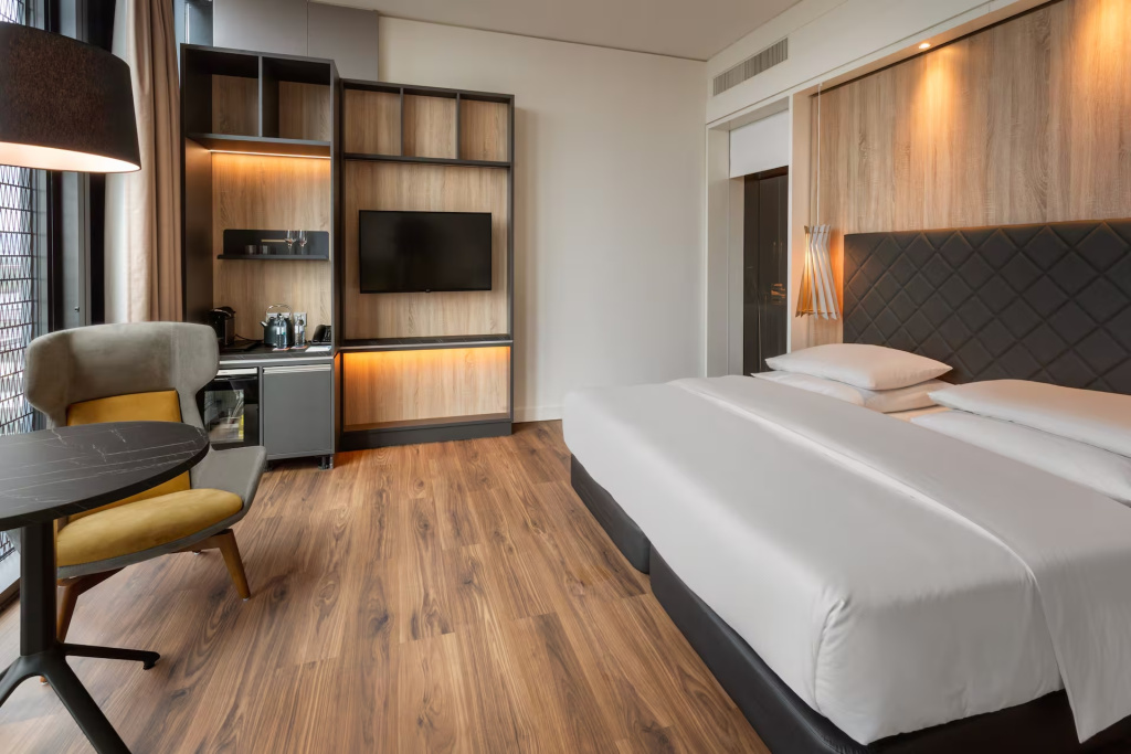 Deluxe The Level Double room (full double bed)