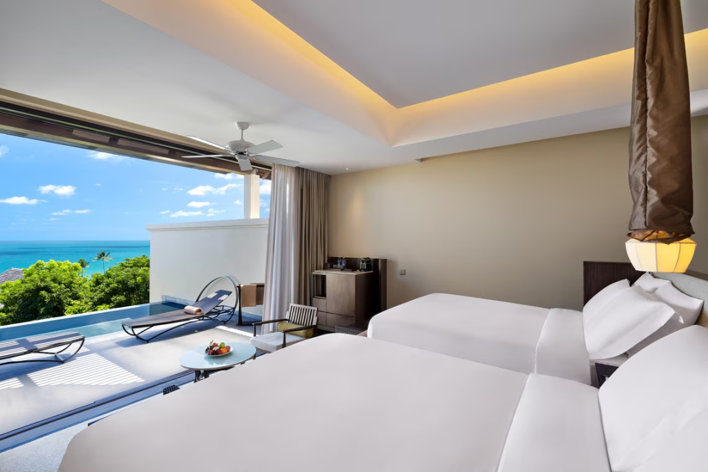 Двухместный люкс Premium Ocean c 1 комнатой с видом на океан 2 отдельные кровати в Vana Belle, a Luxury Collection Resort, Koh Samui
