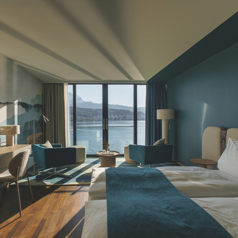 HERMITAGE Lake Lucerne - Beach Club & Lifestyle Hotel - Chambres
