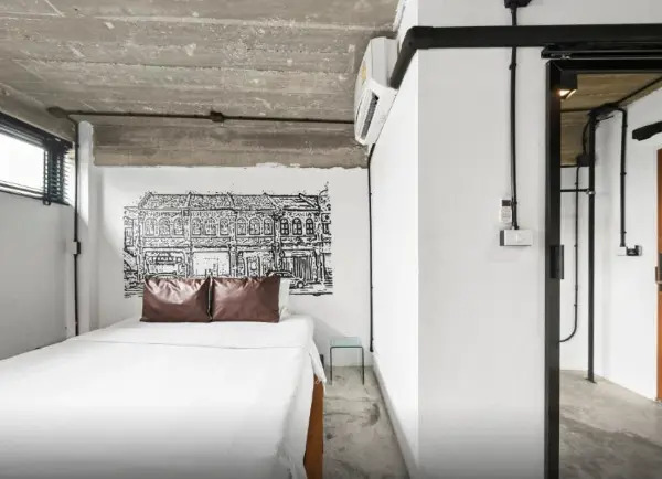 Двухместный номер Standard c 1 комнатой двуспальная кровать в Quip Bed & Breakfast Phuket Hotel