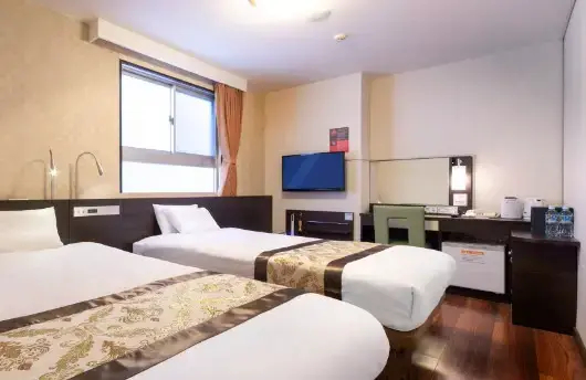 Basic Double room twin beds