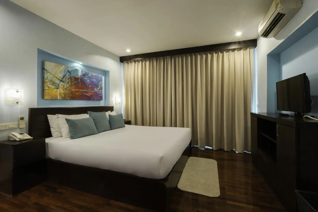Двухместный люкс Family двуспальная кровать в Baron Beach Hotel