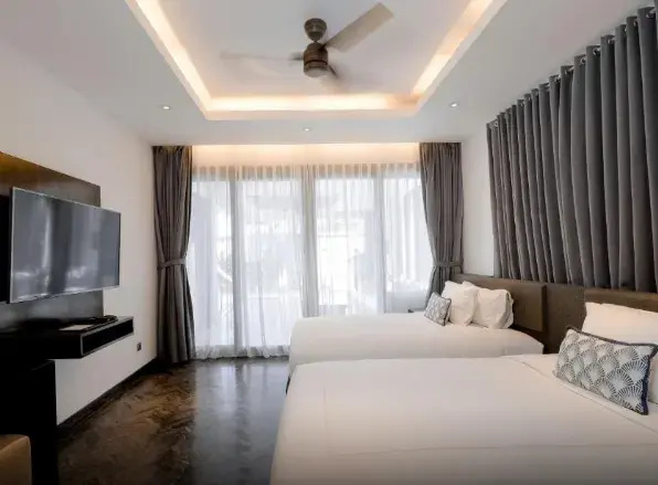2 Bedrooms Pool Quadruple Villa