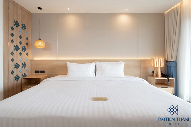 Двухместный номер Deluxe двуспальная кровать в Jomtien Thani Hotel