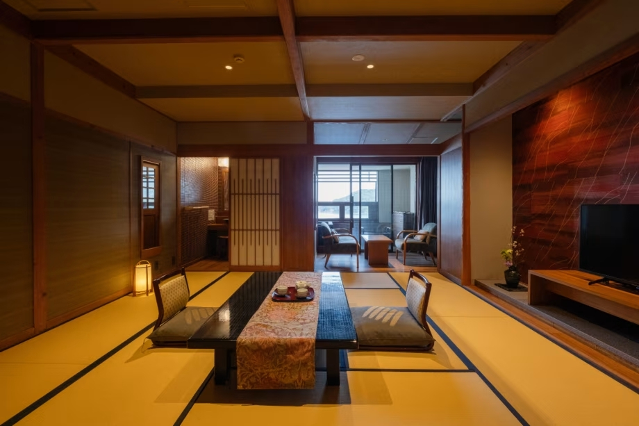 Japanese-Style with Open-Air Bath room with ocean view