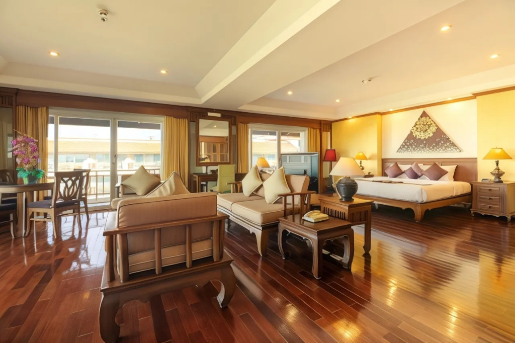 Executive Double Suite with sea view (full double bed)