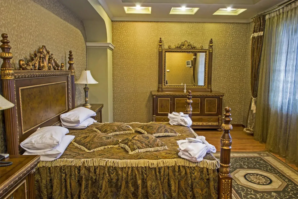Двухместный люкс двуспальная кровать в Park Hotel Kokshetau
