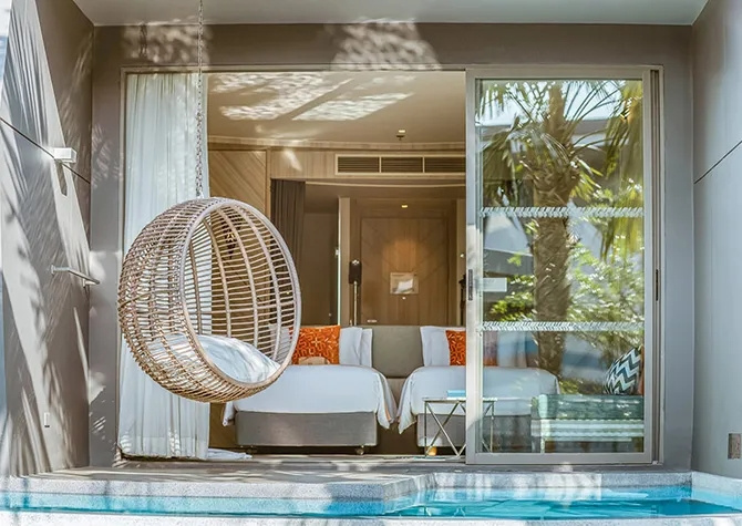 SIS Jacuzzi Pool Double room (twin beds)