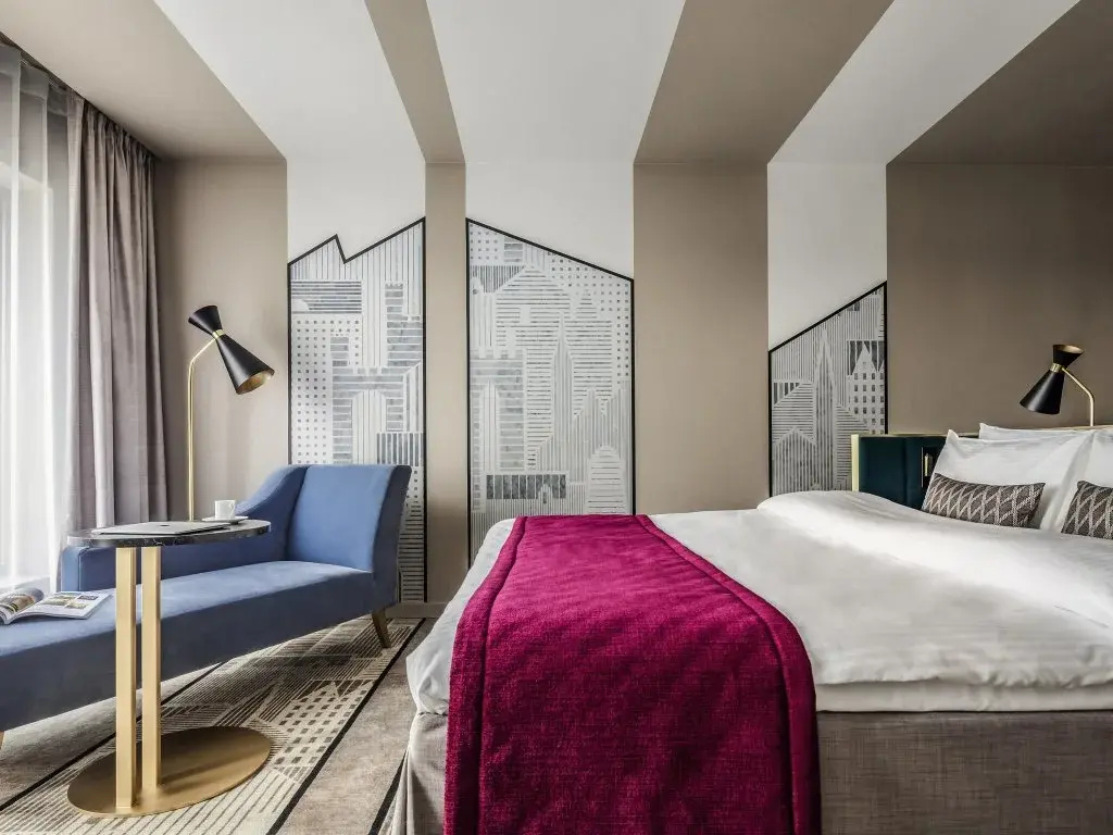 Mercure Kaliningrad Hotel Room Type - Privilege Double room with lake view full double bed