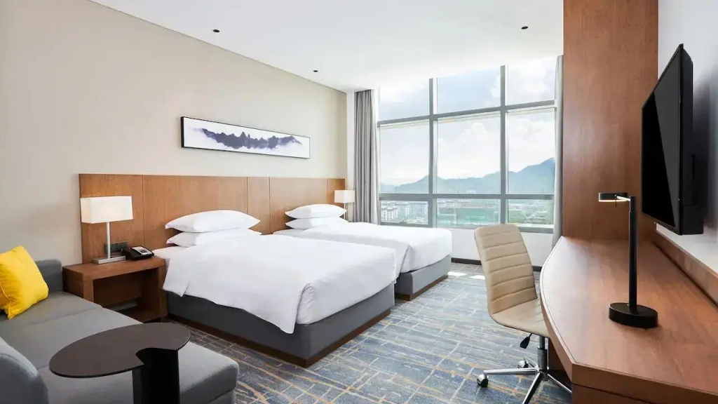 Double room with view (twin beds)