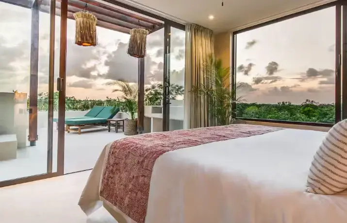2 Bedrooms Premium Quadruple Apartment with garden view